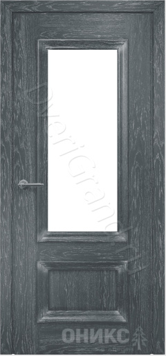 Фото Оникс Марсель под стекло (объемн.филенка) серый дуб, Межкомнатные двери